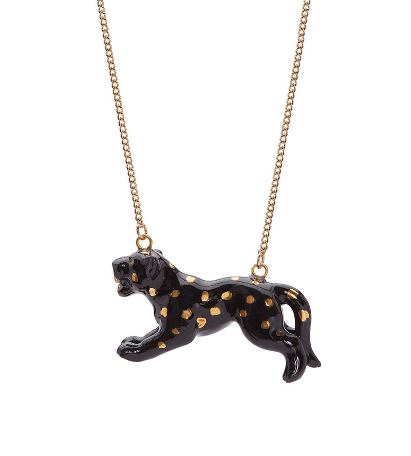 PANTHER CHARM NECKLACE