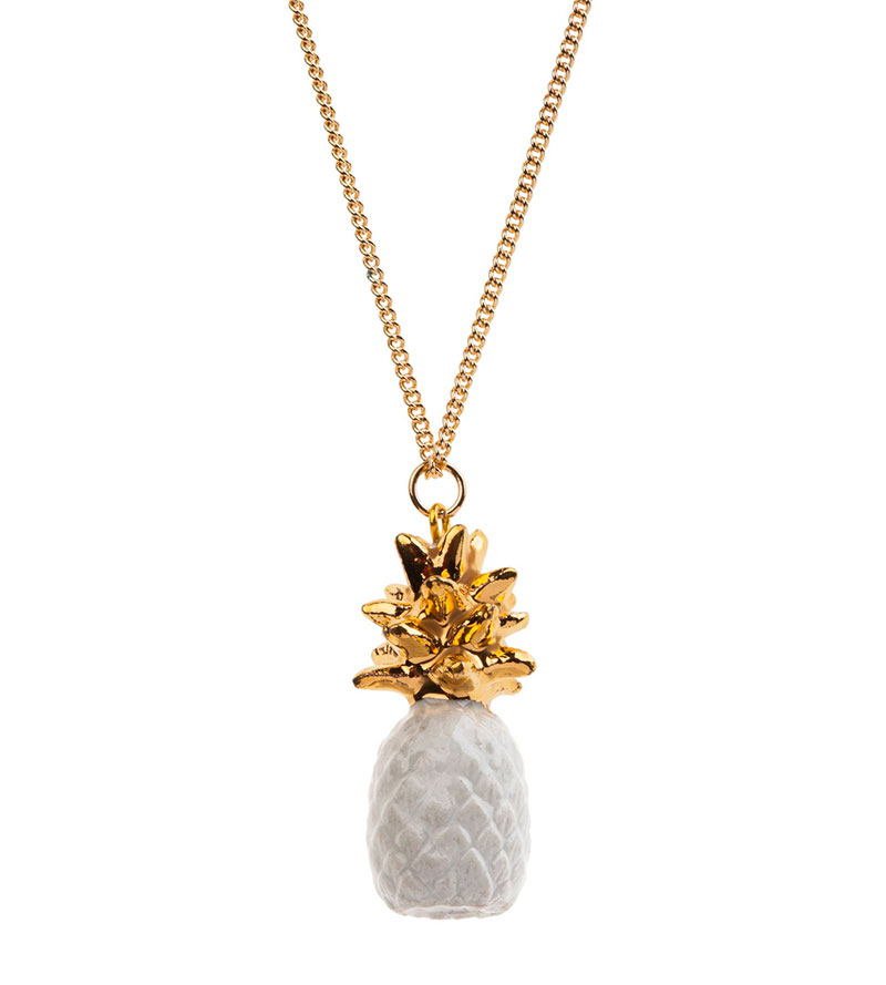 PINEAPPLE CHARM NECKLACE