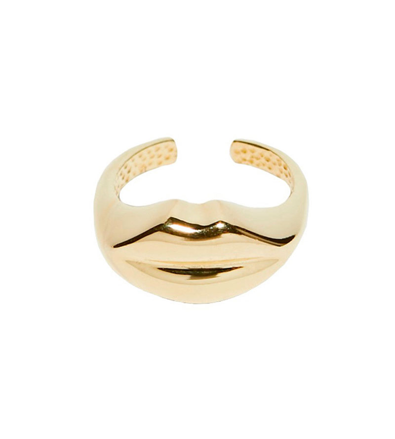 GOLD MOUTH RING