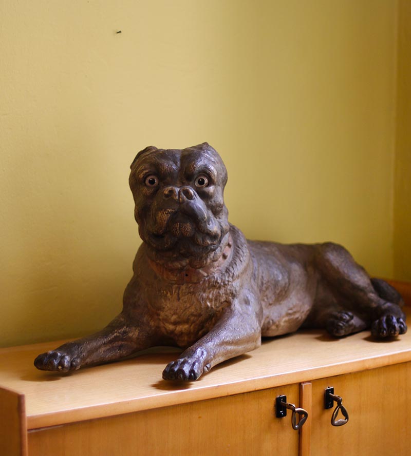 Terracotta mastiff