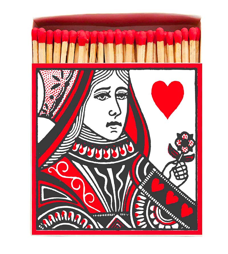 Queen of Hearts matchbox